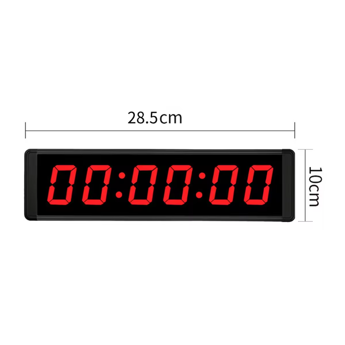 FX LED Timer / JTT36K Style 1.5 inch 6 digit FX timer dimension 28.5cm by 10cm