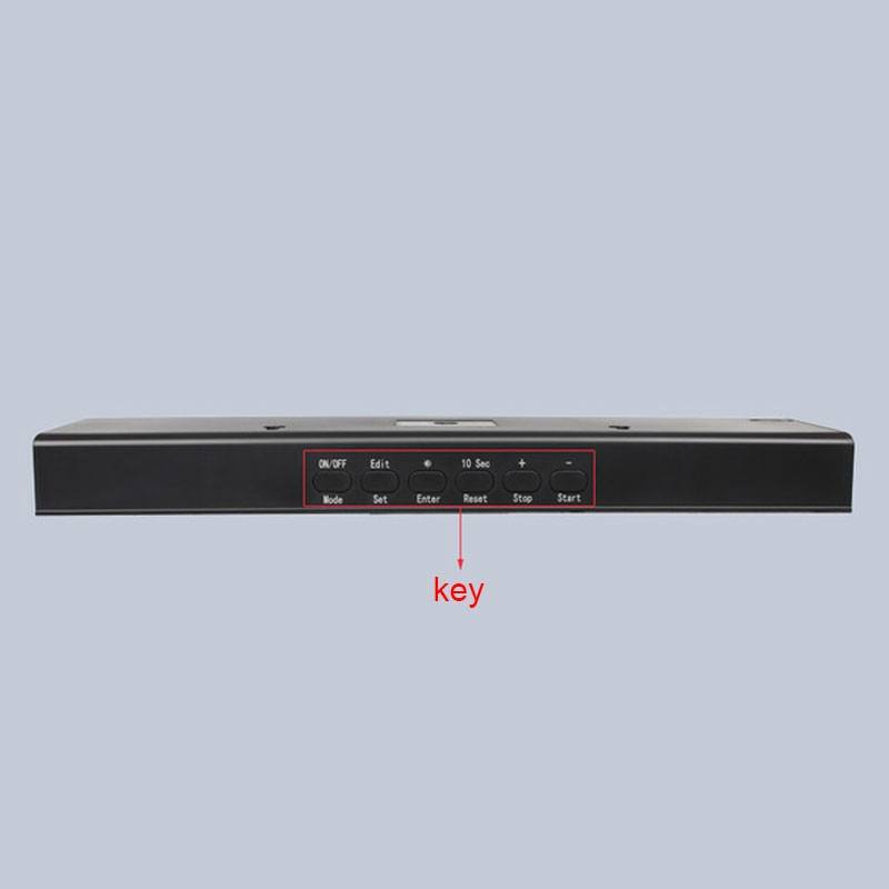 JX 6-Digit Gym Timer top control buttons for mode, set, reset, stop and start
