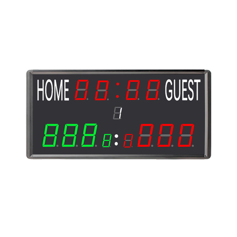 JX Remote Timer Scoreboard front view of JX LED timer scoreboard