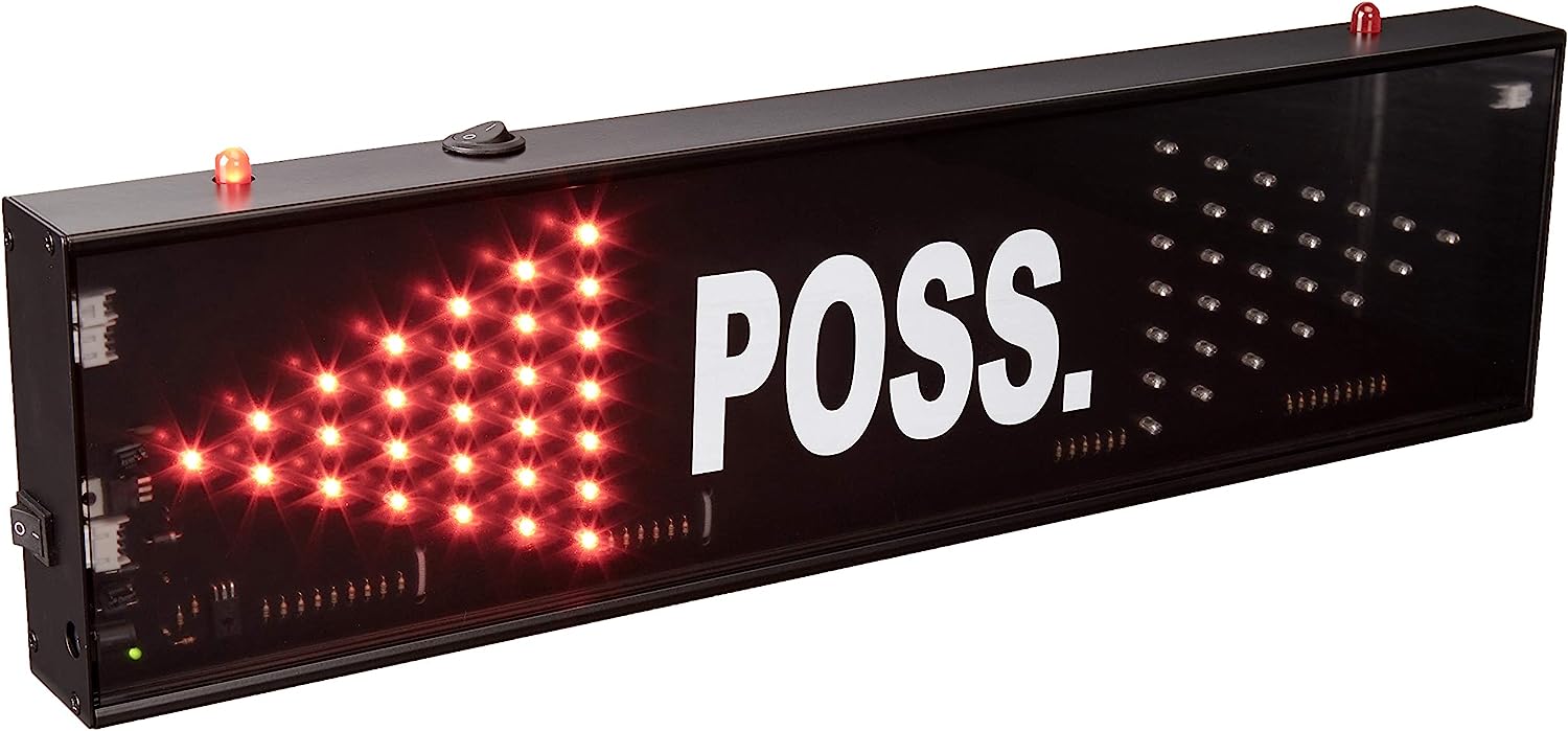 LED Possession Indicator left arrow LED illuminated