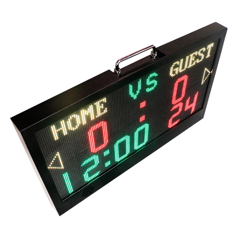 YS App Controlled Portable Scoreboard portable LED scoreboard with top carrying handle